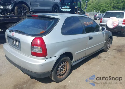 2000 Honda Civic Dx from USA, damaged, VIN 2HGEJ6445YH101935